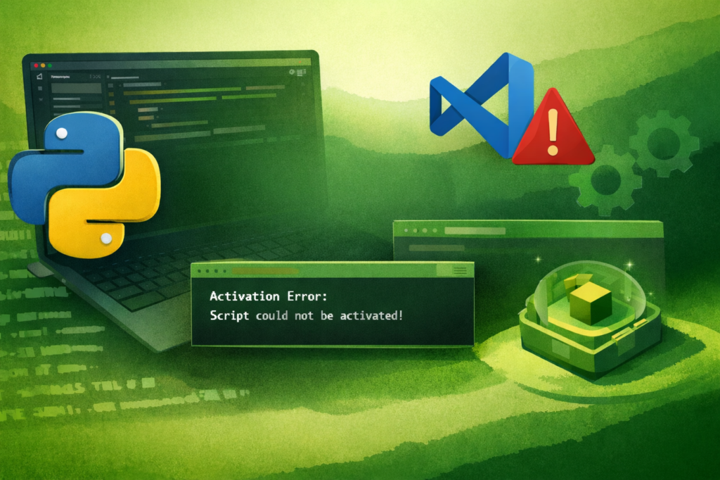 Setting Up Python Virtual Environments in VS Code With Windows Script Activation Error During Setup