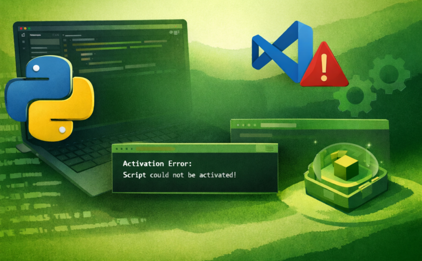 Setting Up Python Virtual Environments in VS Code With Windows Script Activation Error During Setup
